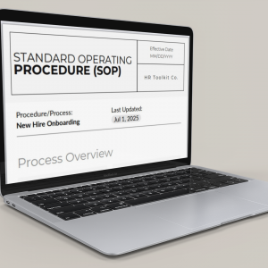 Standard Operating Procedure (SOP) Template – Editable Business Process Document